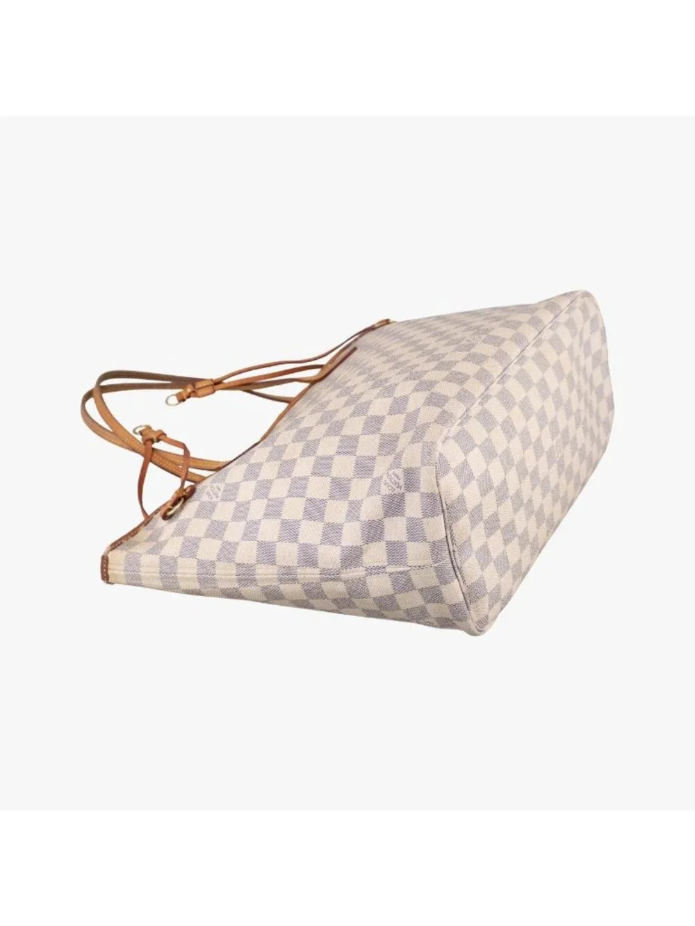 Louis Vuitton Neverfull MM Azur Damier Canvas Tote